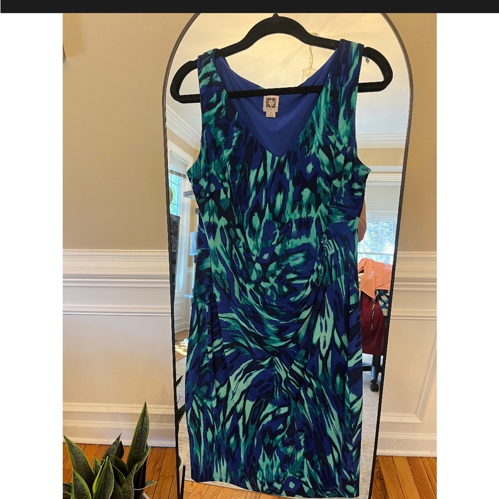 Size 14 Ann Taylor sleeveless printed dress